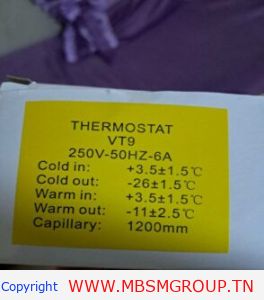 vt9 هل هذه ترموستات كونجيلاتور أو ثلاجة
