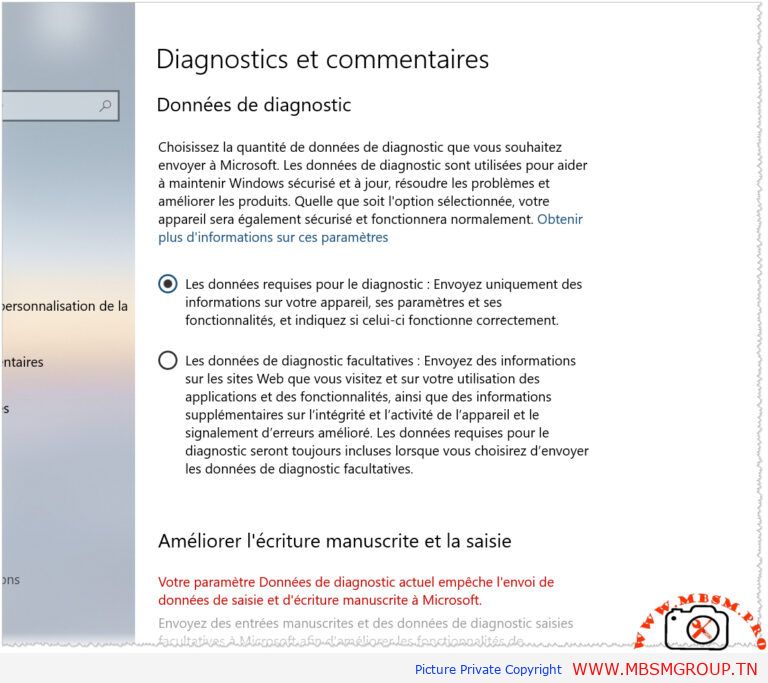 Mbsmgroup_Tunisie_Private_Pictures-diagnostic et commentaire windows 10