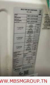 مكيف ميديا سبليت MSTL36CRN3MB بقدرة 31400 وحدة